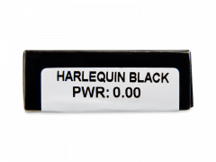 CRAZY LENS - Harlequin Black - journalières non correctrices (2 lentilles)