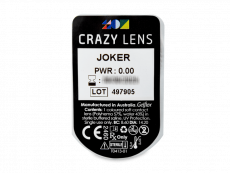CRAZY LENS - Joker - journalières non correctrices (2 lentilles)