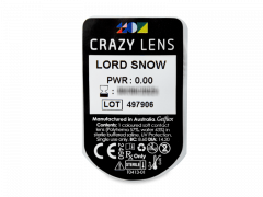 CRAZY LENS - Lord Snow - journalières non correctrices (2 lentilles)