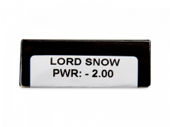 CRAZY LENS - Lord Snow - journalières correctrices (2 lentilles)
