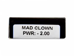 CRAZY LENS - Mad Clown - journalières correctrices (2 lentilles)