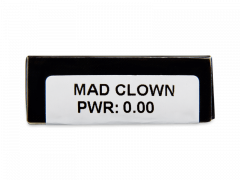 CRAZY LENS - Mad Clown - journalières non correctrices (2 lentilles)