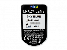 CRAZY LENS - Sky Blue - journalières non correctrices (2 lentilles)