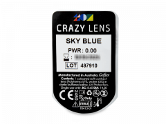 CRAZY LENS - Sky Blue - journalières non correctrices (2 lentilles)