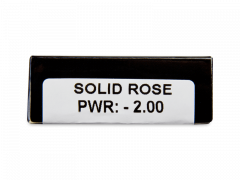 CRAZY LENS - Solid Rose - journalières correctrices (2 lentilles)