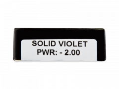 CRAZY LENS - Solid Violet - journalières correctrices (2 lentilles)