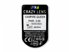 CRAZY LENS - Vampire Queen - journalières non correctrices (2 lentilles)