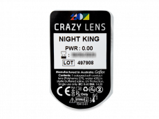 CRAZY LENS - Night King - journalières non correctrices (2 lentilles)