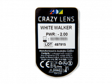 CRAZY LENS - White Walker - journalières correctrices (2 lentilles)
