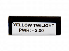CRAZY LENS - Yellow Twilight - journalières correctrices (2 lentilles)