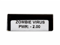 CRAZY LENS - Zombie Virus - journalières correctrices (2 lentilles)