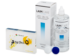 Menicon PremiO (6 lentilles) + Solution Laim-Care 400 ml