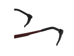 Embouts antidérapants pour lunettes - noir 