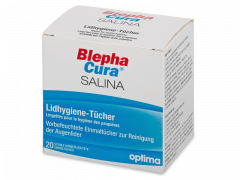 BlephaCura Salina lingettes stériles pour le soin des paupières 20 pièces 