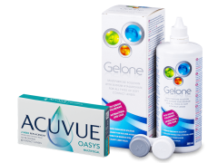 Acuvue Oasys Multifocal (6 lentilles) + Solution Gelone 360 ml