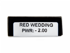 CRAZY LENS - Red Wedding - journalières correctrices (2 lentilles)