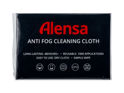 Chiffon de nettoyage pour lunettes - Alensa Anti-Fog 