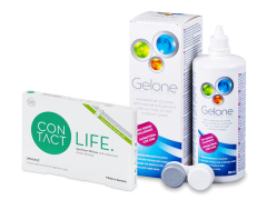 Contact Life spheric (6 lentilles) + Gelone 360 ml