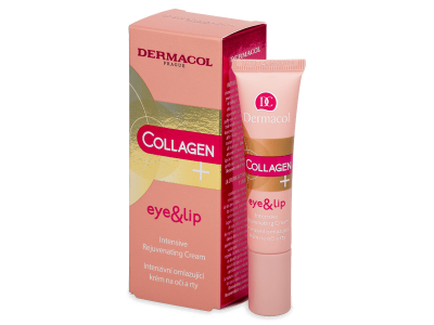 Dermacol crème rajeunissante pour les yeux et les lèvres Collagen+ 15 ml 