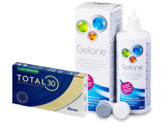 TOTAL30 for Astigmatism (3 lentilles) + Solution Gelone 360 ml