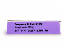 FREQUENCY XCEL TORIC XR (3 lentilles)