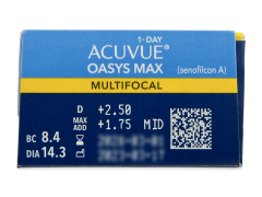Acuvue Oasys Max 1-Day Multifocal (30 lentilles)