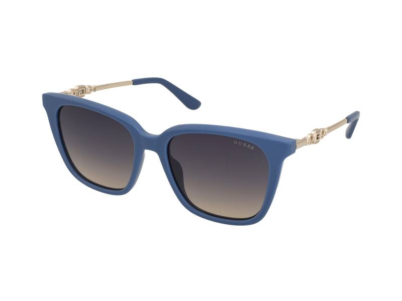 GUESS Lunettes de soleil mod&egrave;le carr&eacute; Bleu 