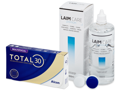 TOTAL30 Multifocal (6 lentilles) + Laim-Care 400 ml