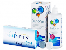 Air Optix Aqua (6 lentilles) + Gelone 360 ml